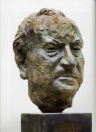 Busta Jaroslava Marvana v Národním divadle v Praze