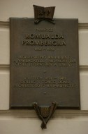Pamětní deska Romualda Prombergera