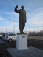Pomník Jurije A. Gagarina v Karlových Varech