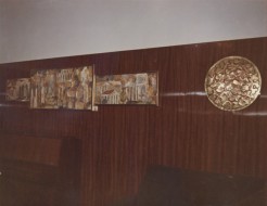 Výzdoba interiérů neznámého hotelu (?) v Chomutově